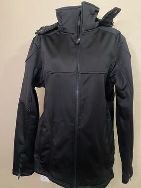 Alpinestars mens Black Utility Softshell neo hooded Jacket L